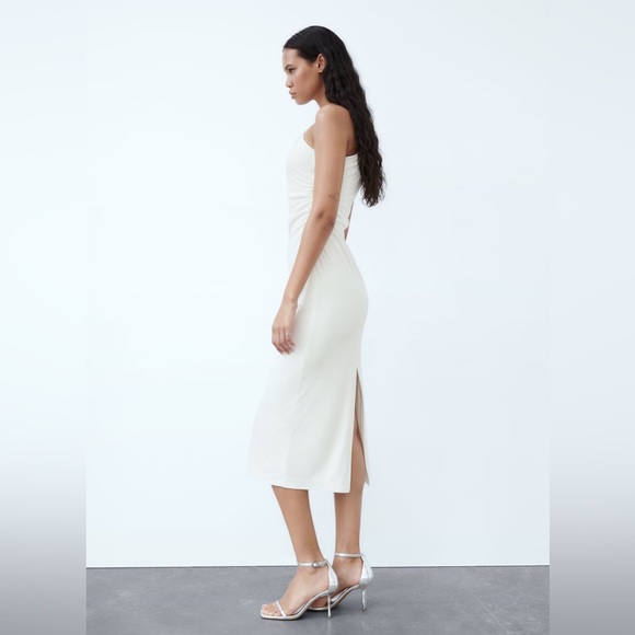 asymmetric midi dress - Picture 2 of 6